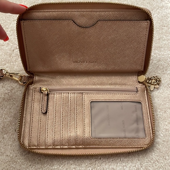 Michael Kors Pink Glittery Wallet - Picture 2 of 2